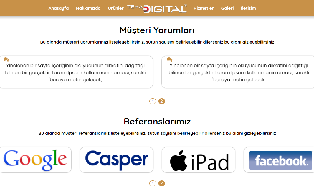 Referanslar ve Müşteri Yorumları